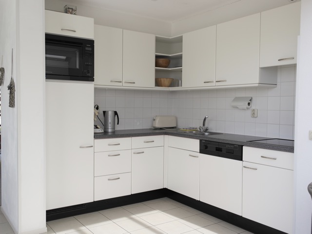 Küche mit geschirrspüler , Mikrowelle, Backofen, usw.