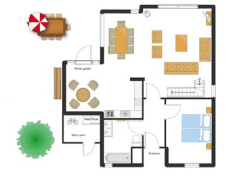 Plattegrond villa Ooghduyne, Julianadorp aan Zee